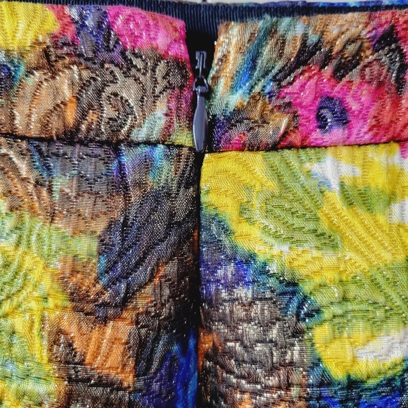 J. Crew Collection Floral Embossed Textured Pencil Skirt - Picture 5 of 10